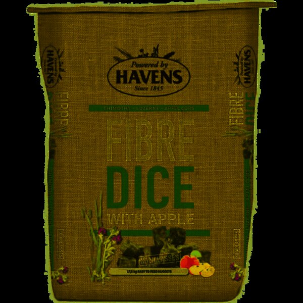 Havens Fibre Dice met appel 17,5kg